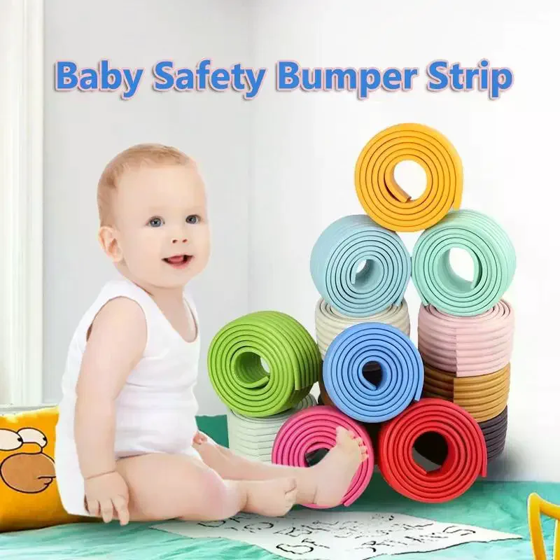 Shaped Edge Bumper Strip Thick Soft High Elastic Cushion For Baby Safety Furniture Corner Protection W