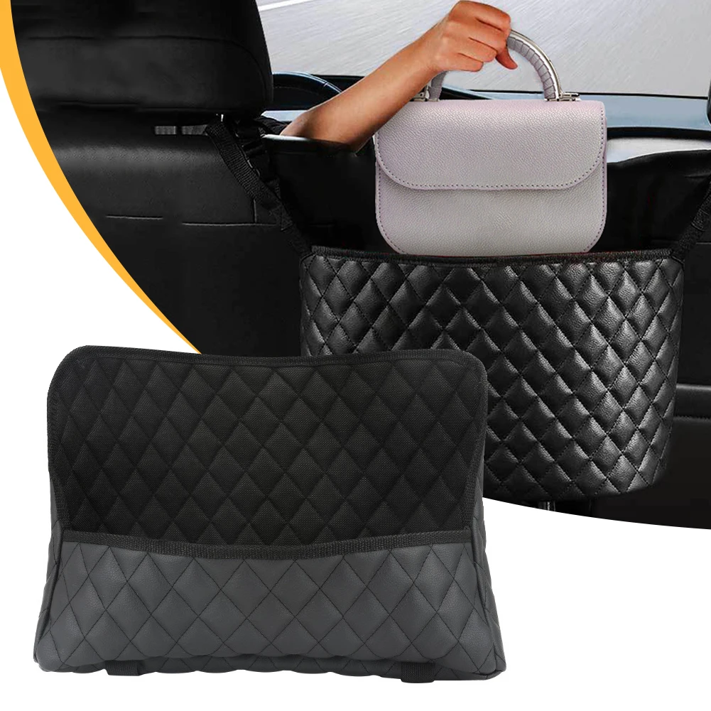 

Car storage large capacity Elastic Car Mesh Net Bag Between Car Organizer Back Storage Bag Luggage Holder Pocket for Car Styling