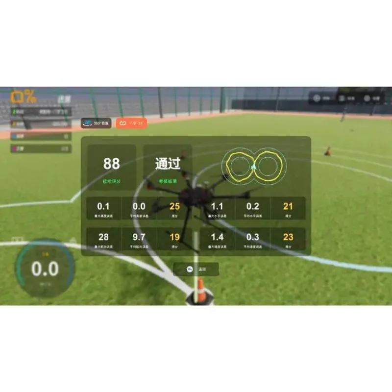 เครื่องจำลองการบินฟีนิกซ์ ซิมูเลเตอร์ SM600 โดรนแบบครอสโอเวอร์ ได้รับใบอนุญาต CAAC สำหรับการฝึกบิน เครื่องจำลองการบินแบบหลายใบพัดและปีกตรึง