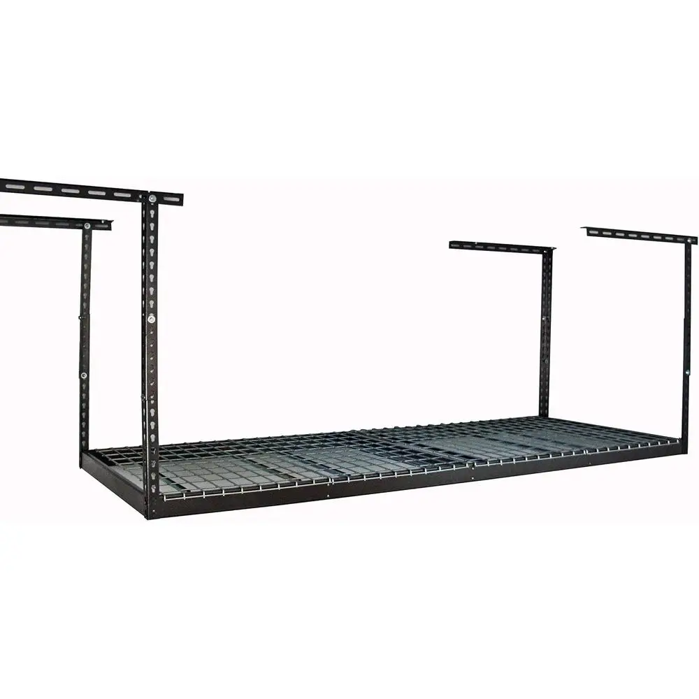 

3x8 OverGarage Storage Rack - 500 Pound Weight Capacity Height Adjustable Steel Ceiling-Mounted Rack with Accessories (12-21)