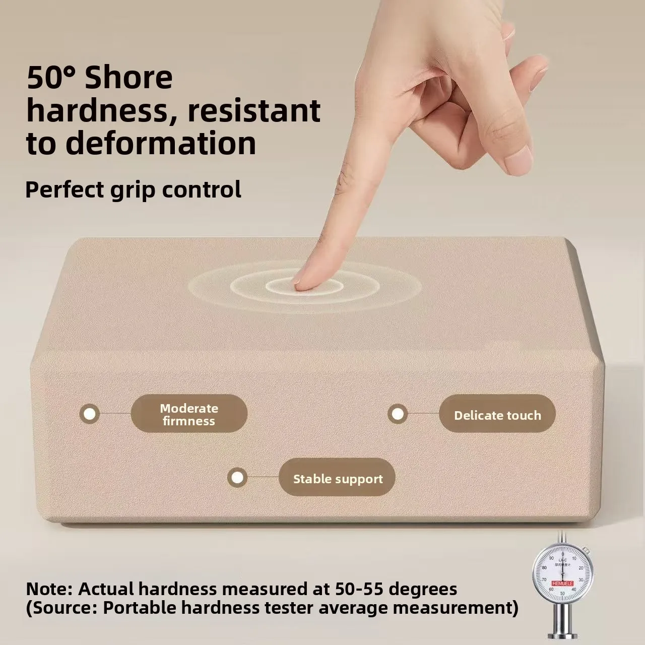 300g High Density Yoga Brick Foam Fitness Dancing Auxiliary Equipment for Women Adults Children Home Gym Leg Press Brick