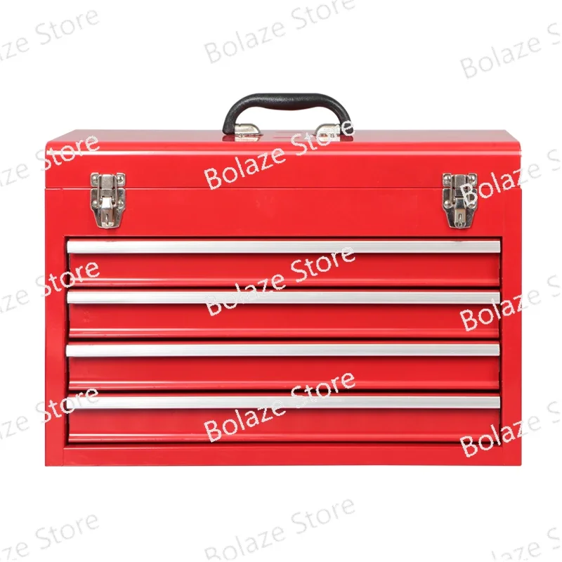 Portable Multi-function Toolbox, Household Set, Combination Tool Storage Box, Double-Layer Drawer, Repair Tool