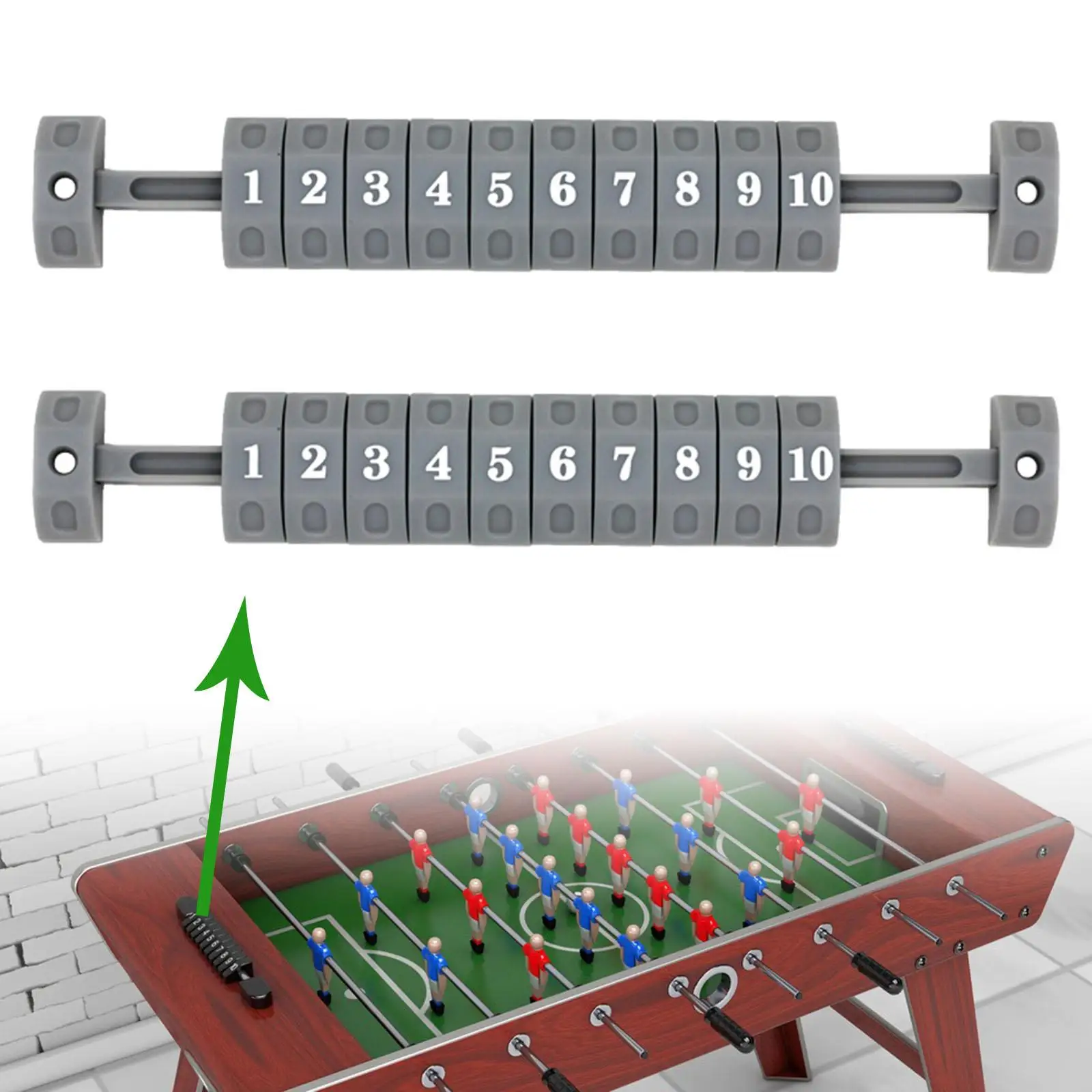 2-6pack 2x Foosball Counter Scoring Units Game Scoreboard Standard Foosball