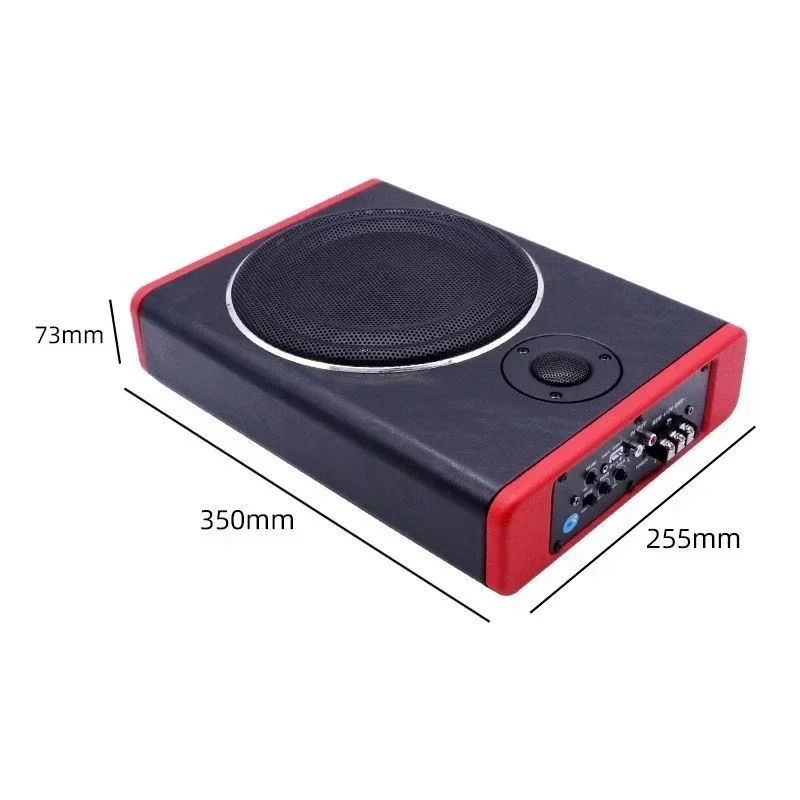 12v 24v  Active Car Audio Modified Speaker Bluetooth Ultra-thin Car Subwoofer