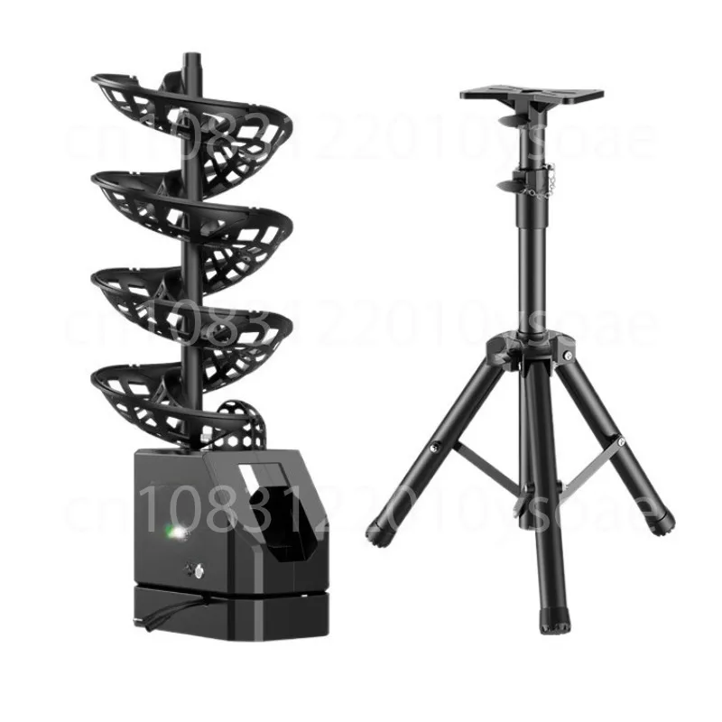 For Single Practice Ball Machine With Catch Net Exerciser Portable Coach Assist Self-service Ball Toss Machine