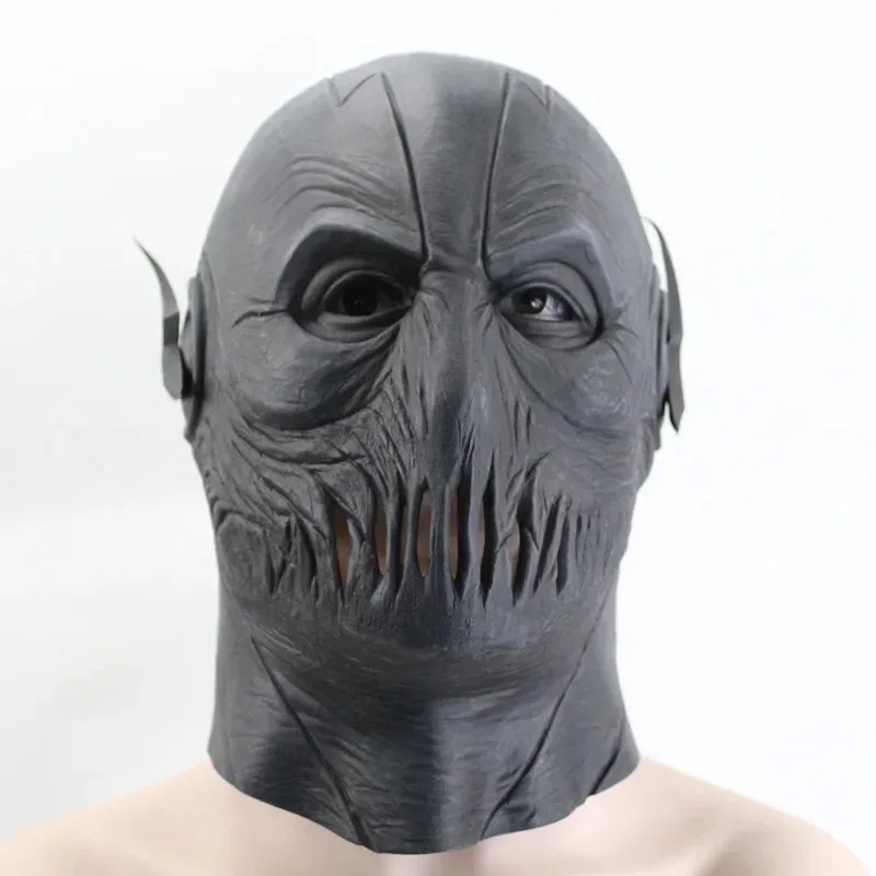 

Anime Black Flash Zoom Mas Tv Full head Breathable Halloween Mask Latex Cosplay Costume Party Props For Adult