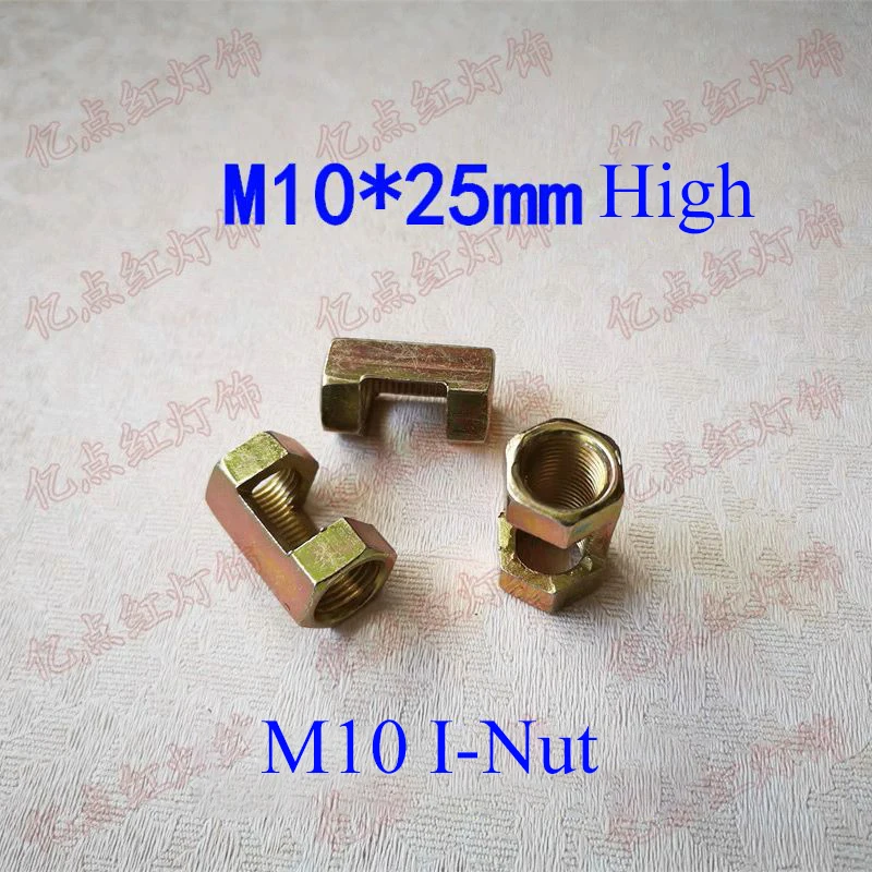 I Nuts Open Nut M4 M6 M8 M10 M12 Tooth Tube Adapter Iron Outlet Connector Hexagonal Female Female Screw DIY Lighting Accessories