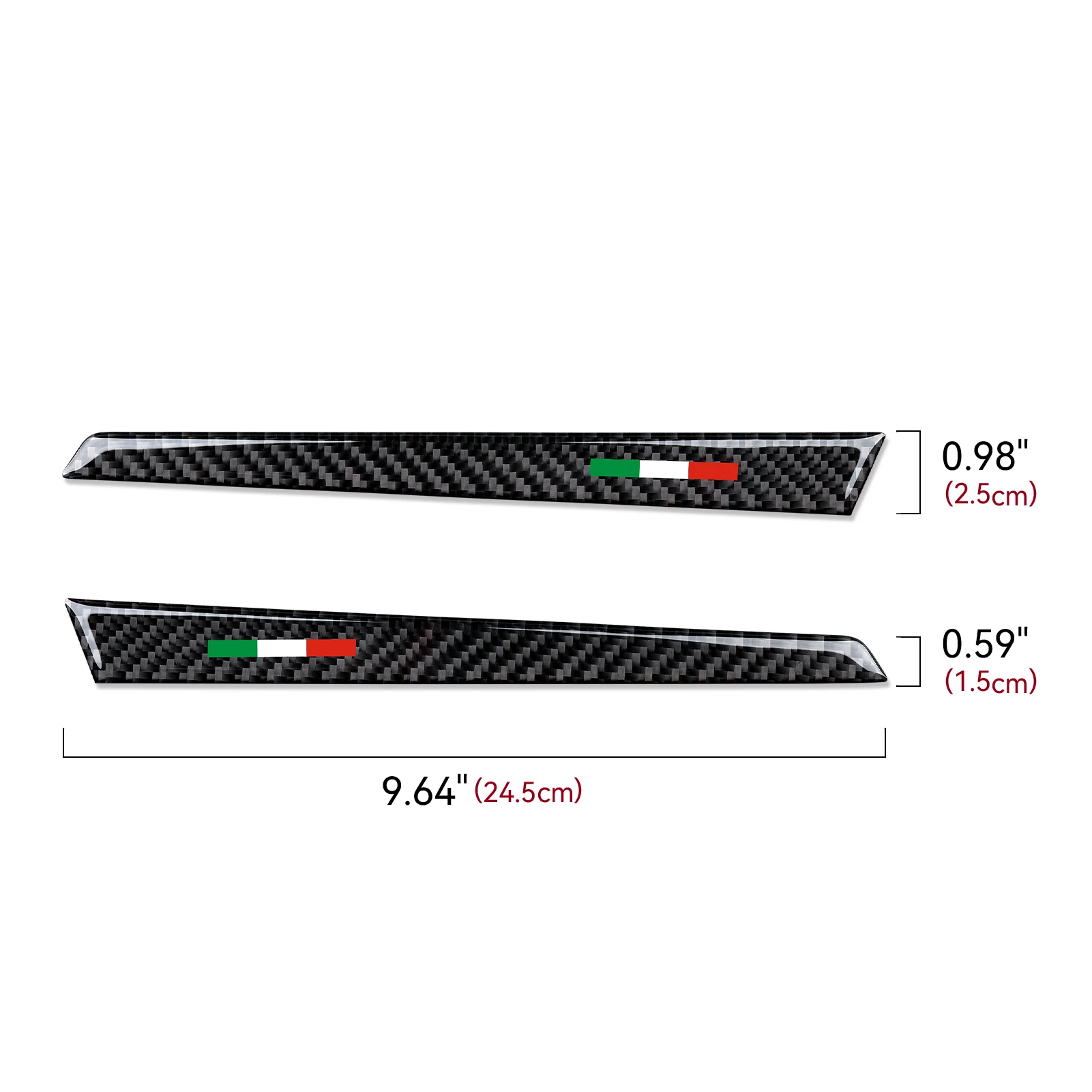 For Alfa Romeo 159 (2004-2011) Accessories , Car Door Decorative Strips Panel, Carbon Fiber Interior Sticker