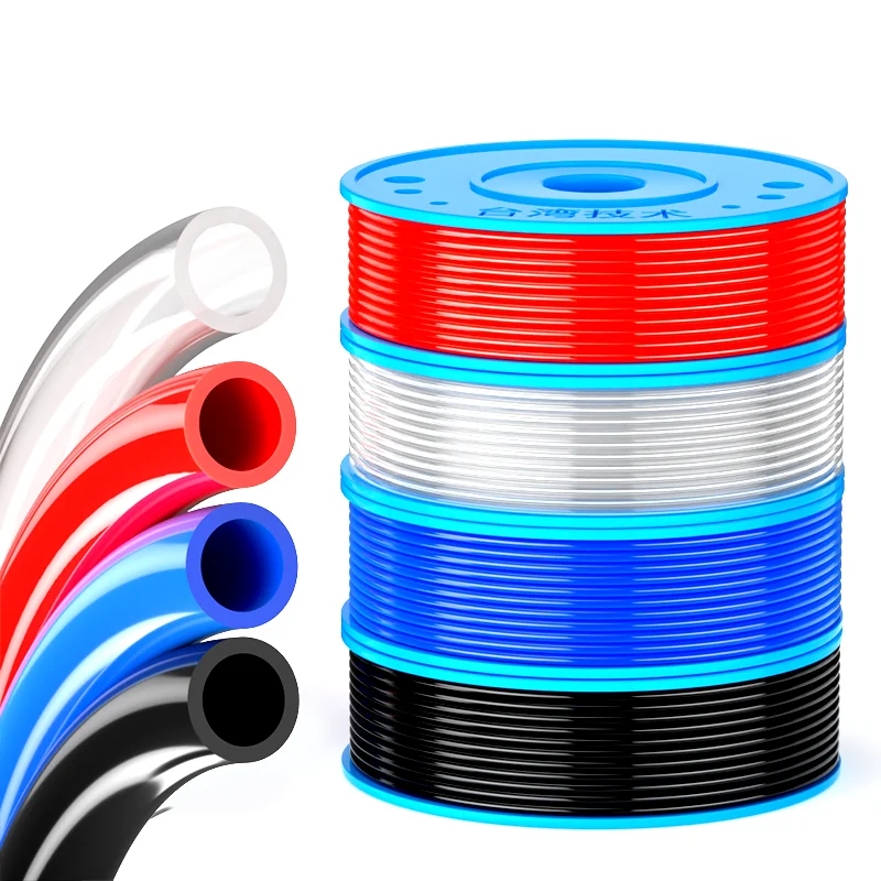 1M/2M/5M/10M/20M Air Component Hose 4mm 6mm 8mm 10mm 12mm Polyurethane Tubing Pneumatic Hose Pu PipeAir Tube Compressor Hose