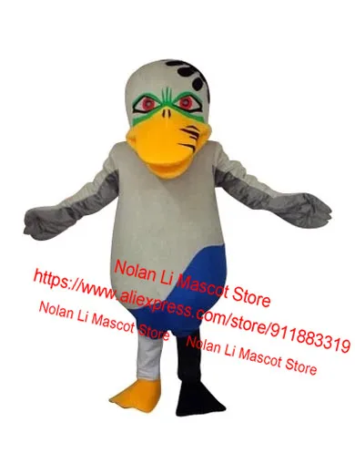 Costume de mascotte de canard mignon personnalisé, accessoires de film, ensemble de dessin animé, jeu publicitaire, cadeau de fête d'anniversaire pour adultes, nouveau, 840