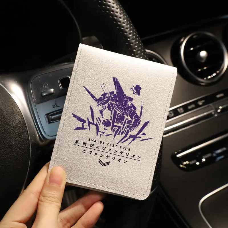 EVANGELION EVA-01 Kaarttas Slanke Compacte Bank ID-kaarthouder Rijbewijs Portemonnee Cosplay Anime Anti-demagnetisatie Kaarthouder