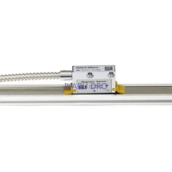 OPFVUJIKX Magnetband-Linearencoder – 5+5 Mm Polteilung, 3000 Mm, Selbstklebend, IP67, Berührungslos, Für Fräsmaschinen & Raue Umgebungen
