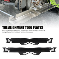 Toe Alignment Tool Plates Stainless Steel Accurate Wheel Alignment Measurements Wheel Alignment Tool with Hanging Holes for Car