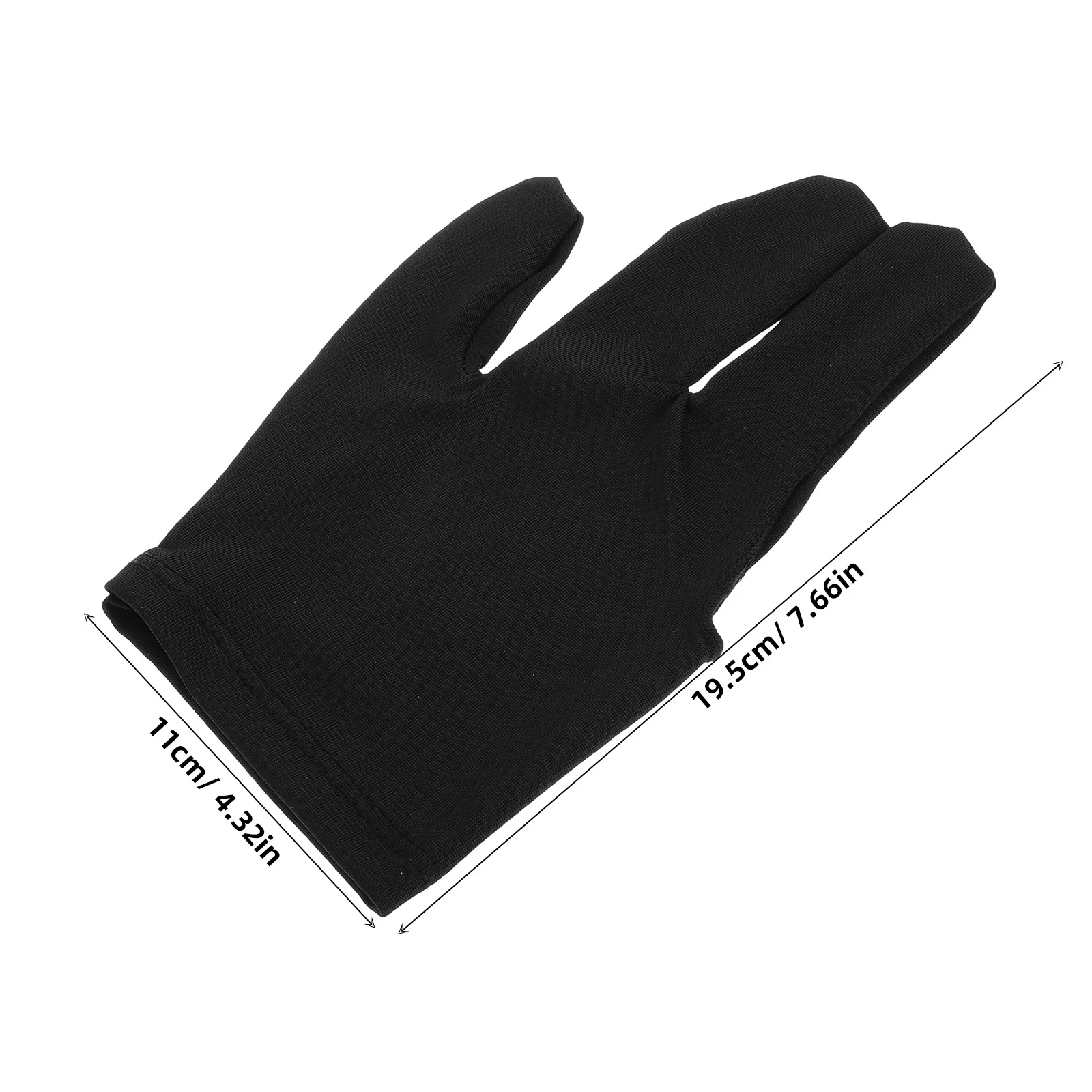 قفازات البلياردو ثلاثة أصابع تجمع جديلة الرياضة قفازات سوداء اليد اليسرى أو اليمنى تنفس شبكة المضادة للانزلاق للاعبين حمام السباحة #5