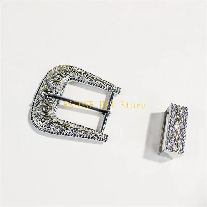 

49MF антикварные модные пряжки ремня для печати резные коровь