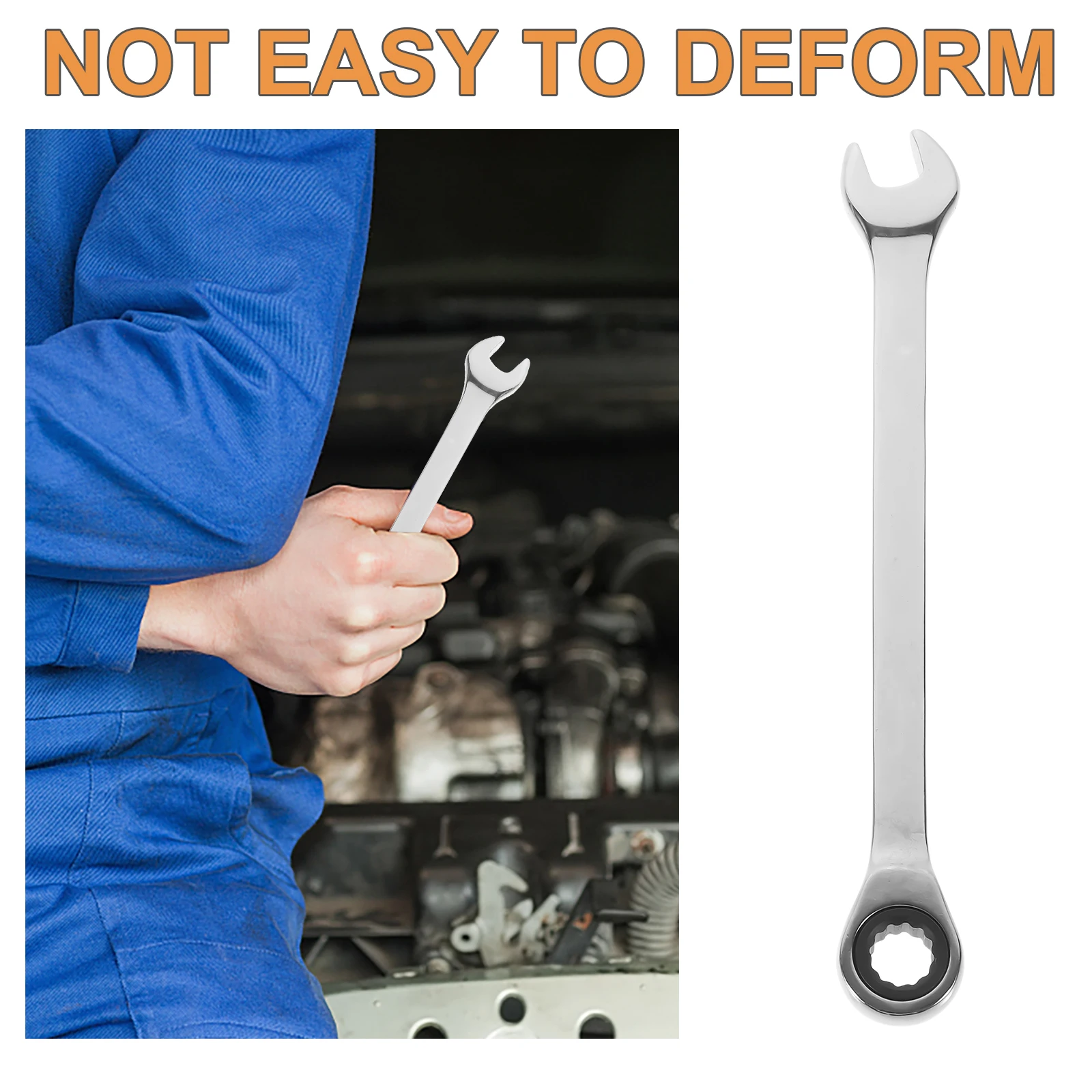 

WINOMO 6mm 7mm 8mm 9mm 10mm 11mm Dual Heads Ratchet Combination Dicephalous Wrench Spanner Quick Release Hand Tools