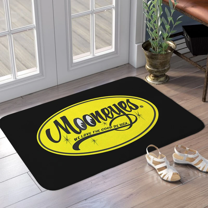 Door Mat Non-slip D-Mooneyes Balcony Living Room Floor Carpet Slip-resistant Hallway Kitchen Bedroom Bath Rug Home Decor Items