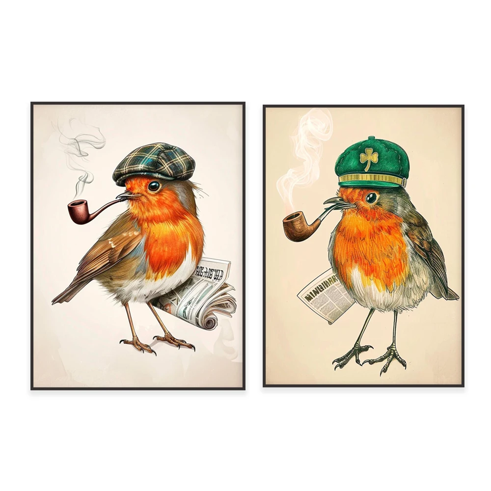 روبن التدخين القابل للطباعة، طباعة شامروك الأيرلندية لعيد القديس باتريك، روبن، ملصق عيد القديس باتريك