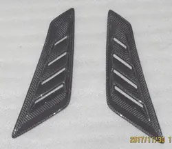 Real Carbon Fiber front fender air scoop vent fit Honda 2015 Civic Type-R FK2