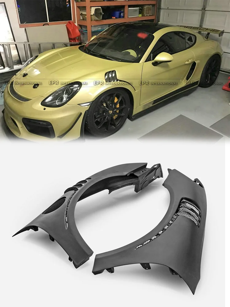 

For Porsche 981 Cayman RS Type Front Vented Fender [981 Cayman RS Fender, Porsche RS Type Fender]