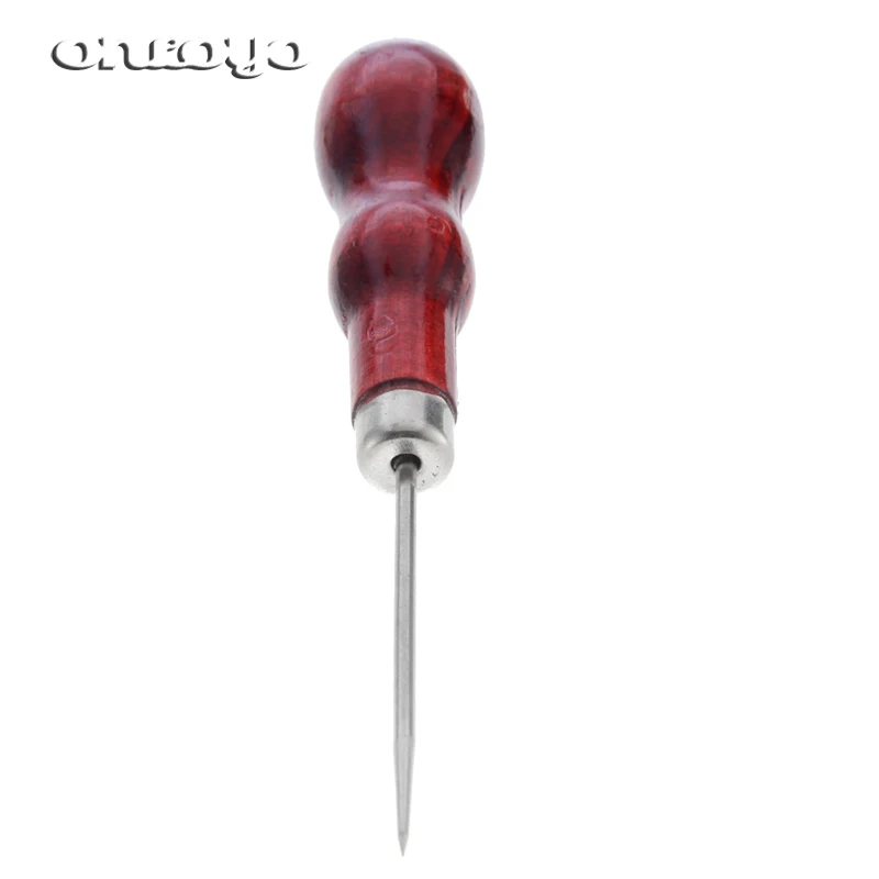 Awls One Thousand Wooden Handle Awl Through Double Gourd Manual Accounting Office Appliances Stitch Bookbinding Tools