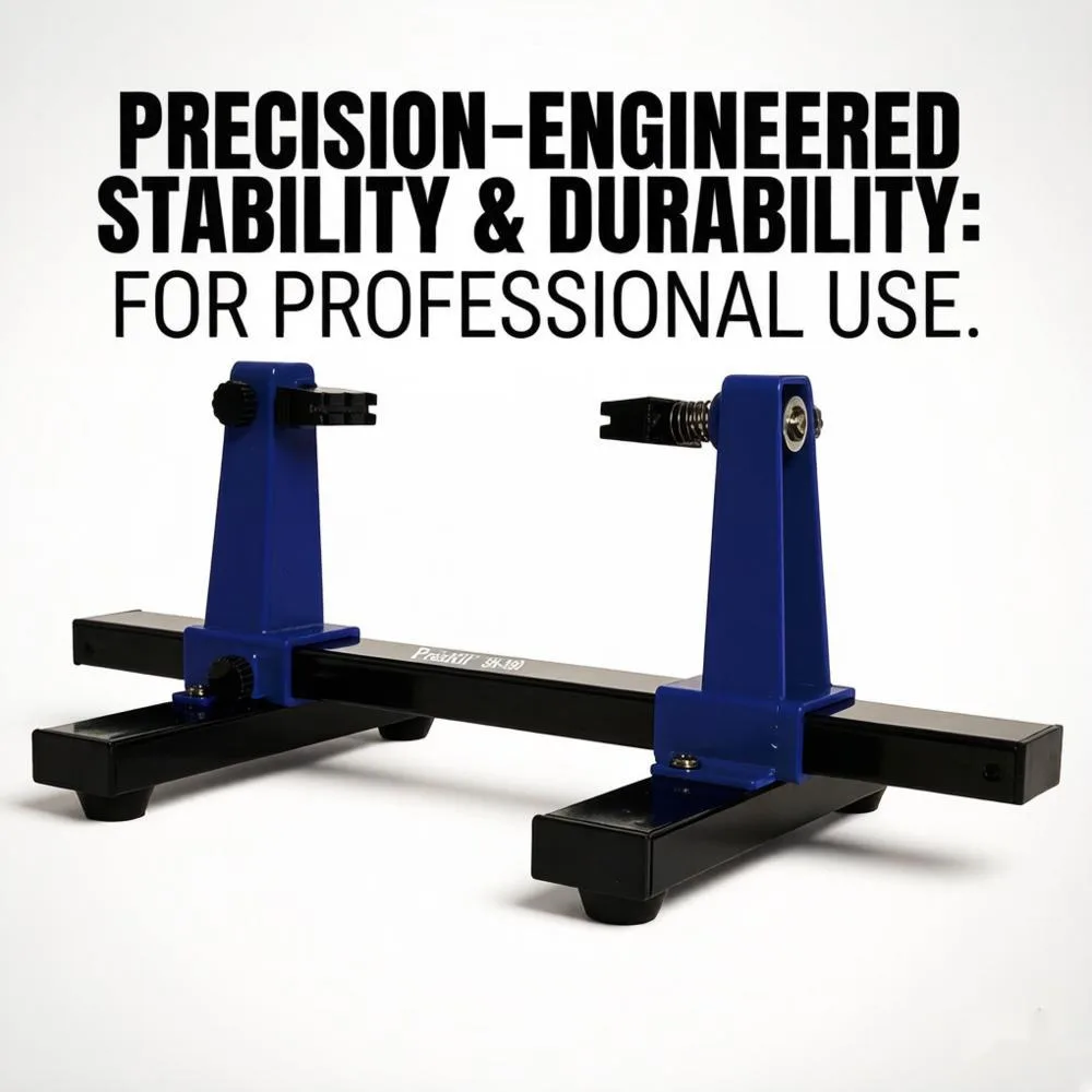 Pro'skit SN-390 Circuit Board Holder Heavy-Duty with Adjustable Width Non-Slip Soldering Auxiliary Clamp Electronic Repair Tools