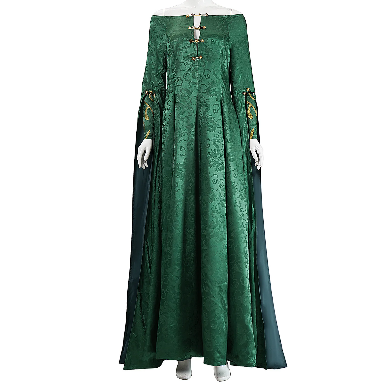 

Alicent Cosplay Fantasy Medieval Dress Tv Dragon House Cosplay Costume Halloween Adult Women Carnival Fantasia Party Outfits