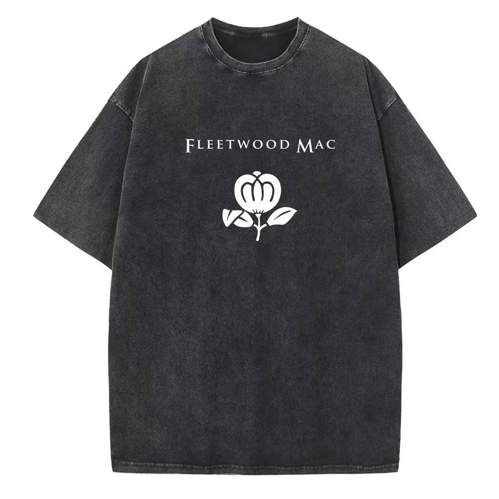 

Fleetwood Mac Greatest Hits 2024 Shirts Vintage Harajuku Summer Unisex O-Neck Music Fans Gift Short Sleeve Cotton T-Shirts