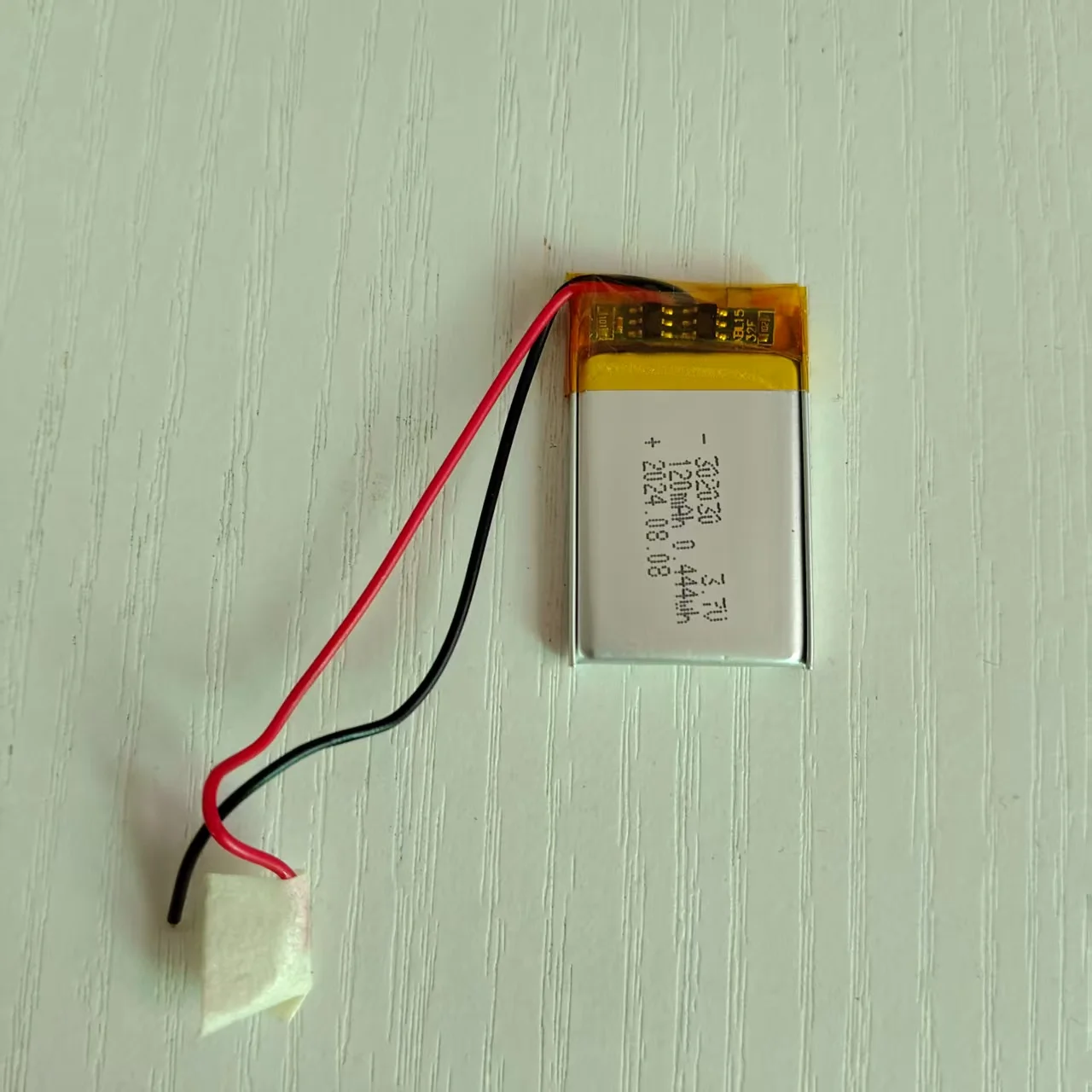 

3.7V 120mAh 302030 Ion & protection 2pcs Polymer lithium batteries are light thin and highly efficient For GPS Speaker Toy Plane