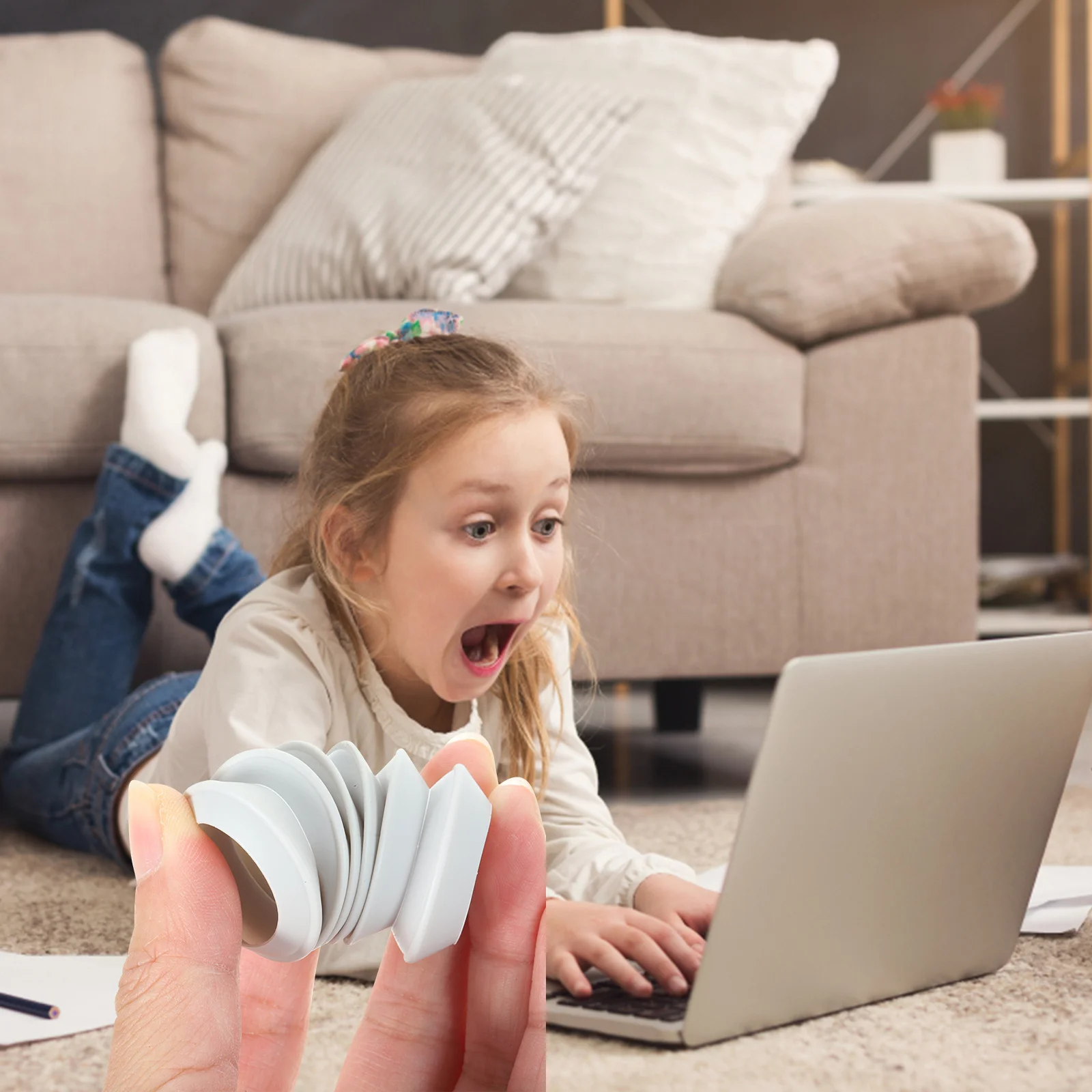 

8pcs Bone Prop Realistic Cracking Sound Durable Flexible Neck Cracking For Halloween Carnival Cosplay Fool'S Day Party Prank