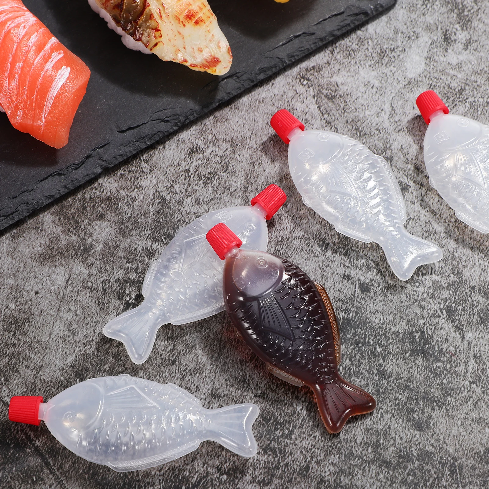 100 Pcs Empty Bottle Condiment Containers Condiments Bottles Small Sauce Mini Seasoning Squeeze