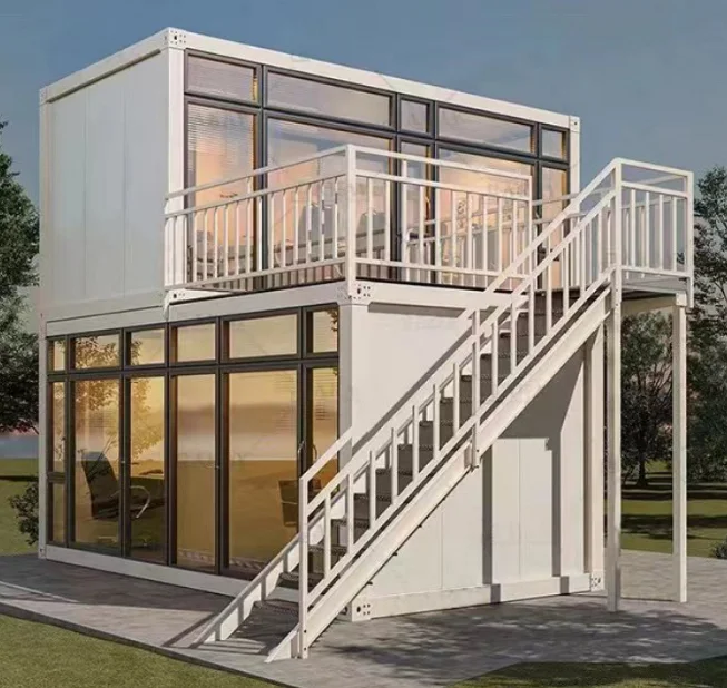 Prefabricated Luxury Mobile Home Livable Fabricated Living Container House