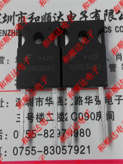 Original New 2PCS/ RURG5060 TO247 TO-247 In stock