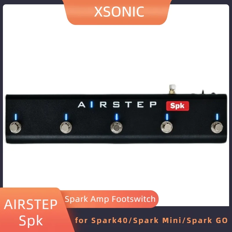 XSONIC Airstep Spk Edition Spark 40&Mini&Go Foot Controller with 5 Footswitches 4 Control Modes