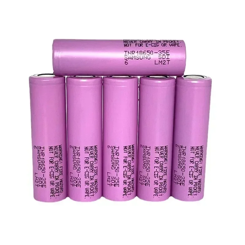 18650 battery 2000mAh rechargeable 20A discharge 3.7V18650 35E lithium battery suitable for screwdriver flashlight electric toys