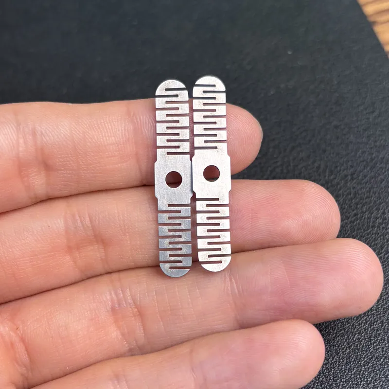 ARCE EDC Metal Magnetic Push Slider Titanium Alloy Tuning Fork Fidget Toy Modification Accessories