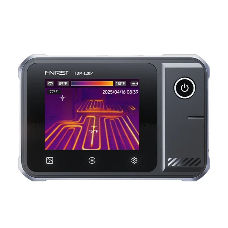 Super Sale FNIRSI TDM-120P 2-in-1 Thermal Imaging Multimeter Temperature Tester 120x90 Resolution -20°C to 400°C 2.8