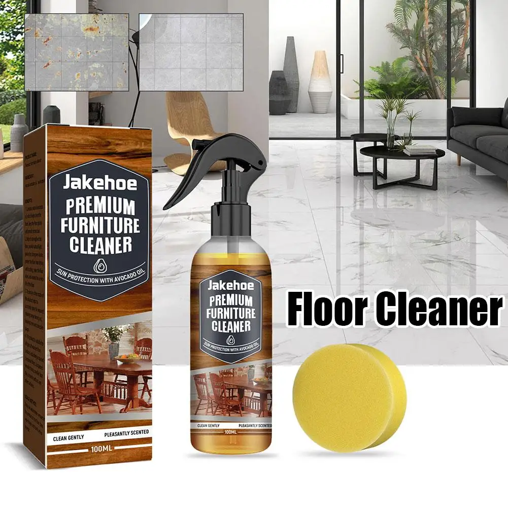 

100g Floor Cleaner White Stone Cleaner Deep Strong Cleaning Polishing Brightening Oil Cleaner Kitchen Remover Floor Stains M6K0