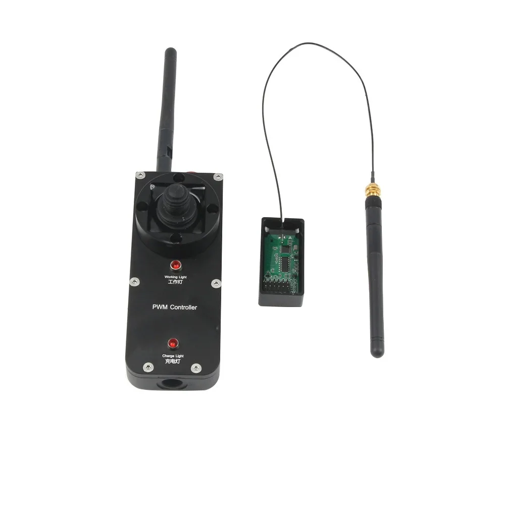 FATJAY KYC-2M-XY-R Joystick Hall de doble motor Control remoto impermeable con bajo consumo de energía para barcos tripados de corto alcance