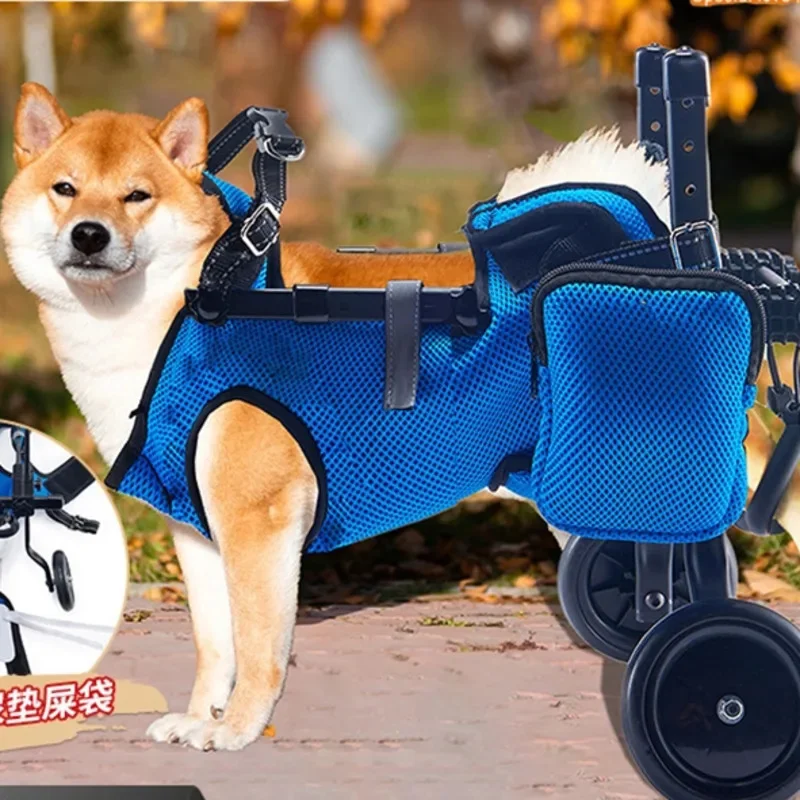 

Dog Rehab Wheelchair For Small And Senior Dogs Adjustable Mobility Aid Support Cart For Walking Therapy Home Garden Recovery