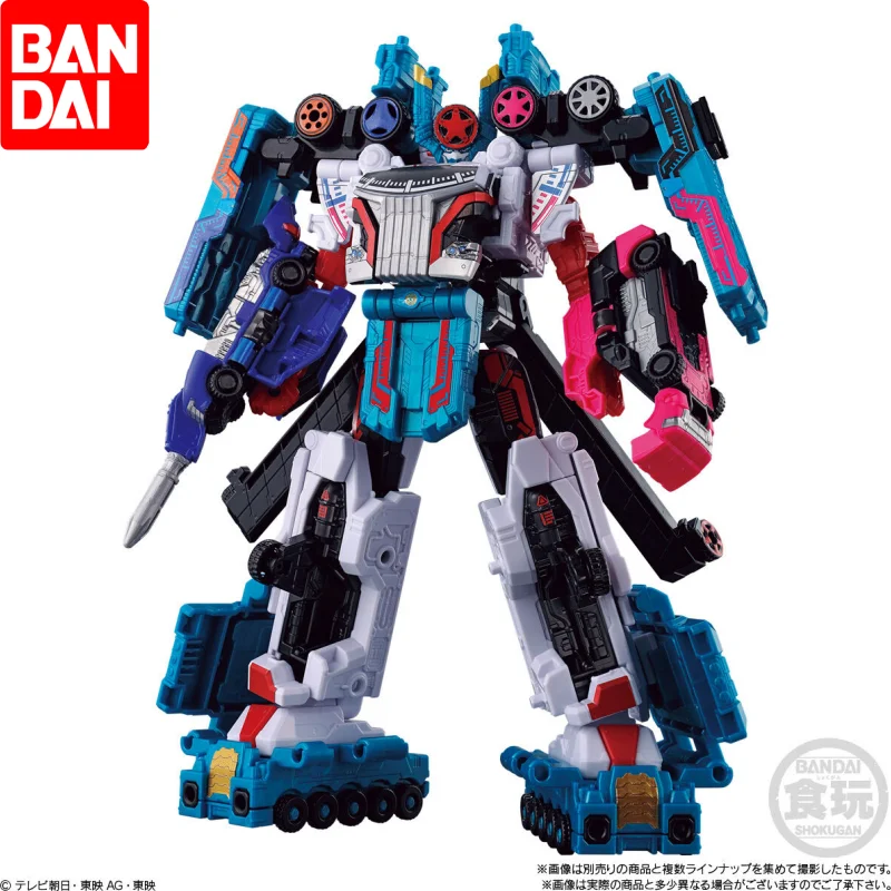 Oryginalny Bandai Dx Baku Sentai Boukenger Boonboomger Robot Boonboom Champion Zestaw Kolekcjonerski Prezent Urodzinowy Świąteczny Zabawka