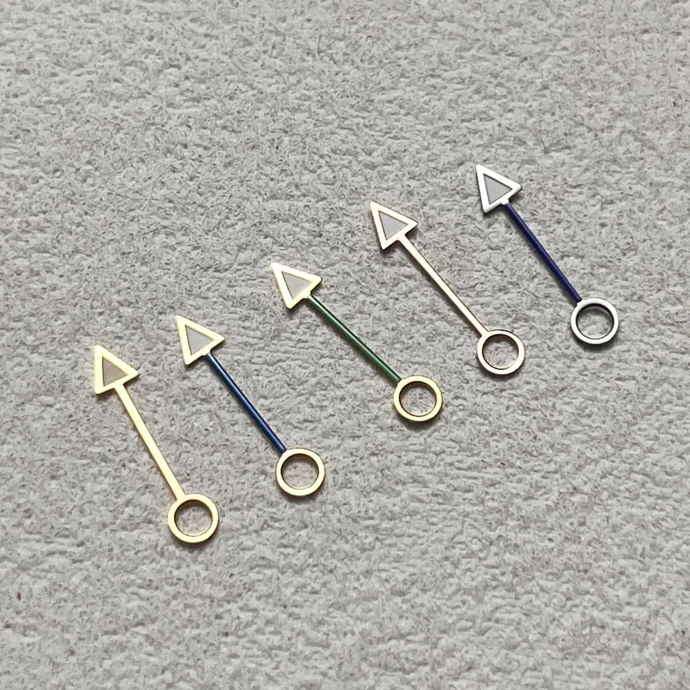 Lancette GMT NH34 luminose verdi con lancette GMT di colore arancione blu rosso NH34 argento oro nero per parte Mod di ricambio del movimento NH34