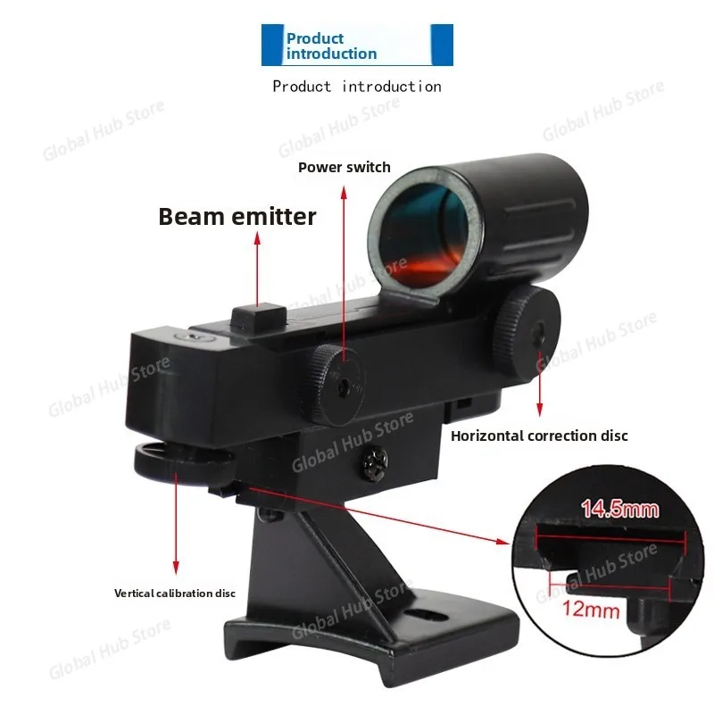 For Datyson Telescope Accessory, The Astronomical Red Dot Starfinder Mirror, Is Equipped with A Perforated Plate Bracket 5P9915F