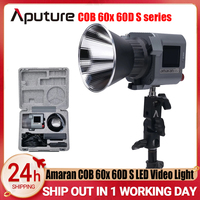 Aputure Amaran COB 60x 60D S series Bi-Color LED Video Light Studio LED light 2700K~6500K 60W Photography Lighting App Control