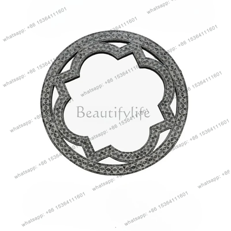 

Original European natural shell bathroom mirror toilet sink decorative mirror high-end makeup mirror