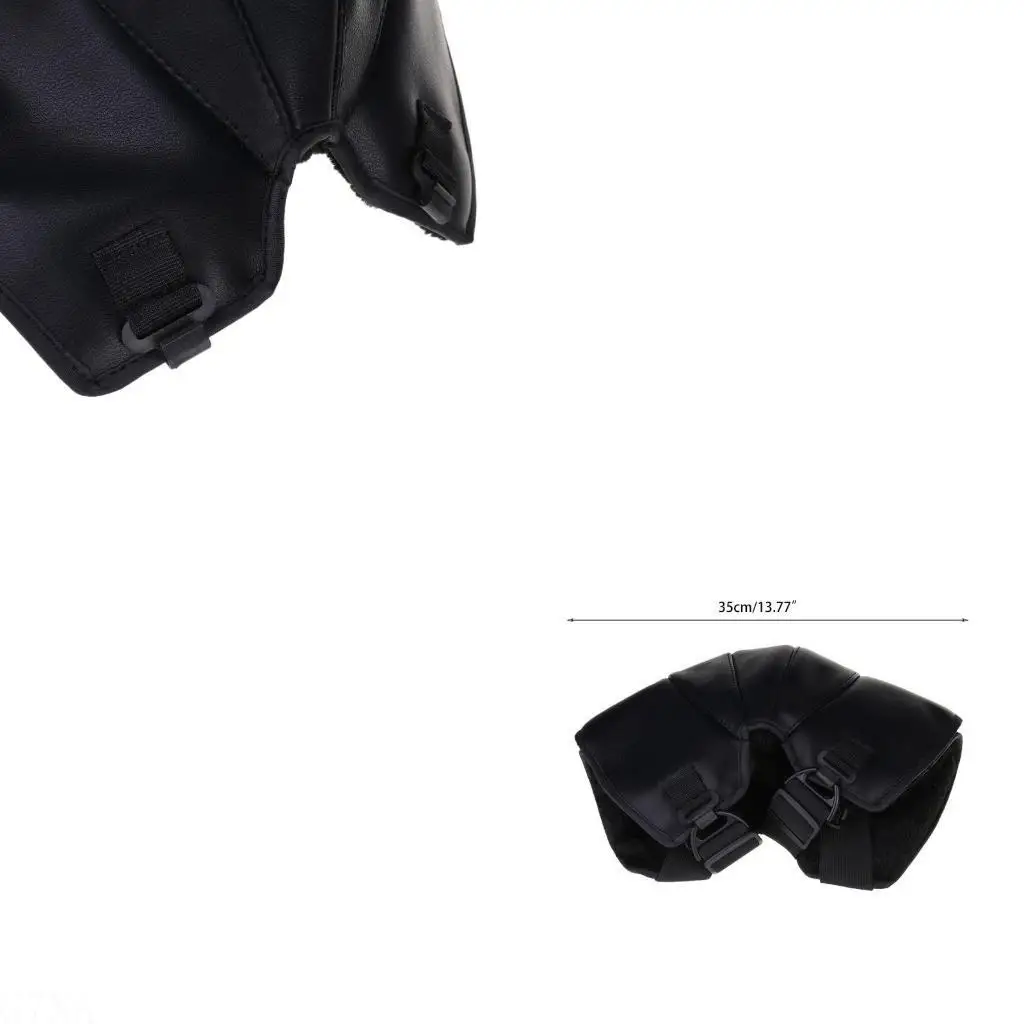 G7NA 2Pcs Winter Windproof Knee Pad for Men Women Knee Protector with Adjustable Ban