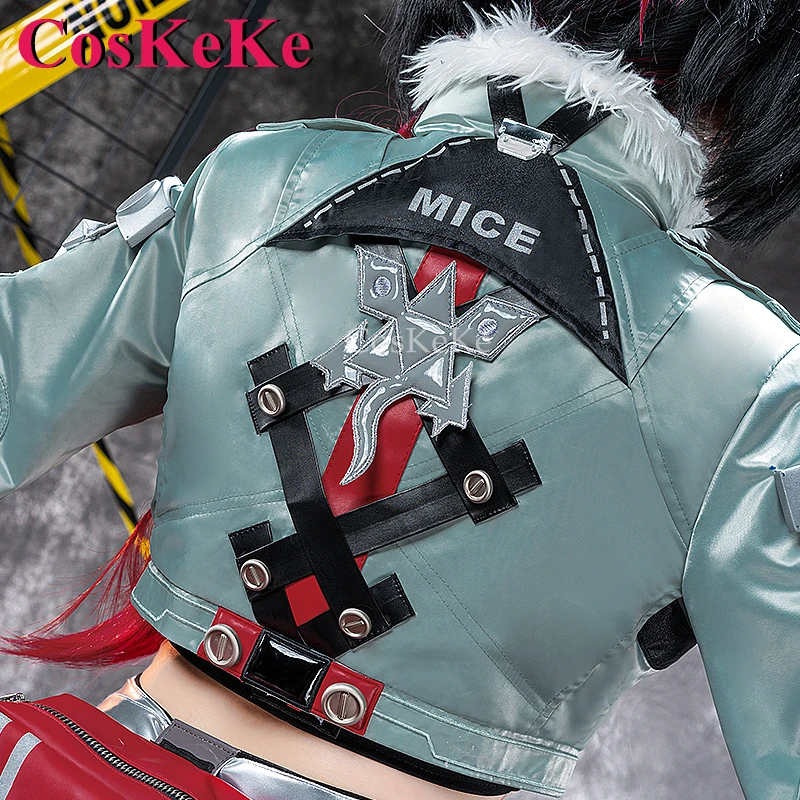 CosKeKe Jane Doe Cosplay Game Zenless Zone Zero Costume Fashion Sweet Uniforms Outfit Women Activity Party Role Play Clothing