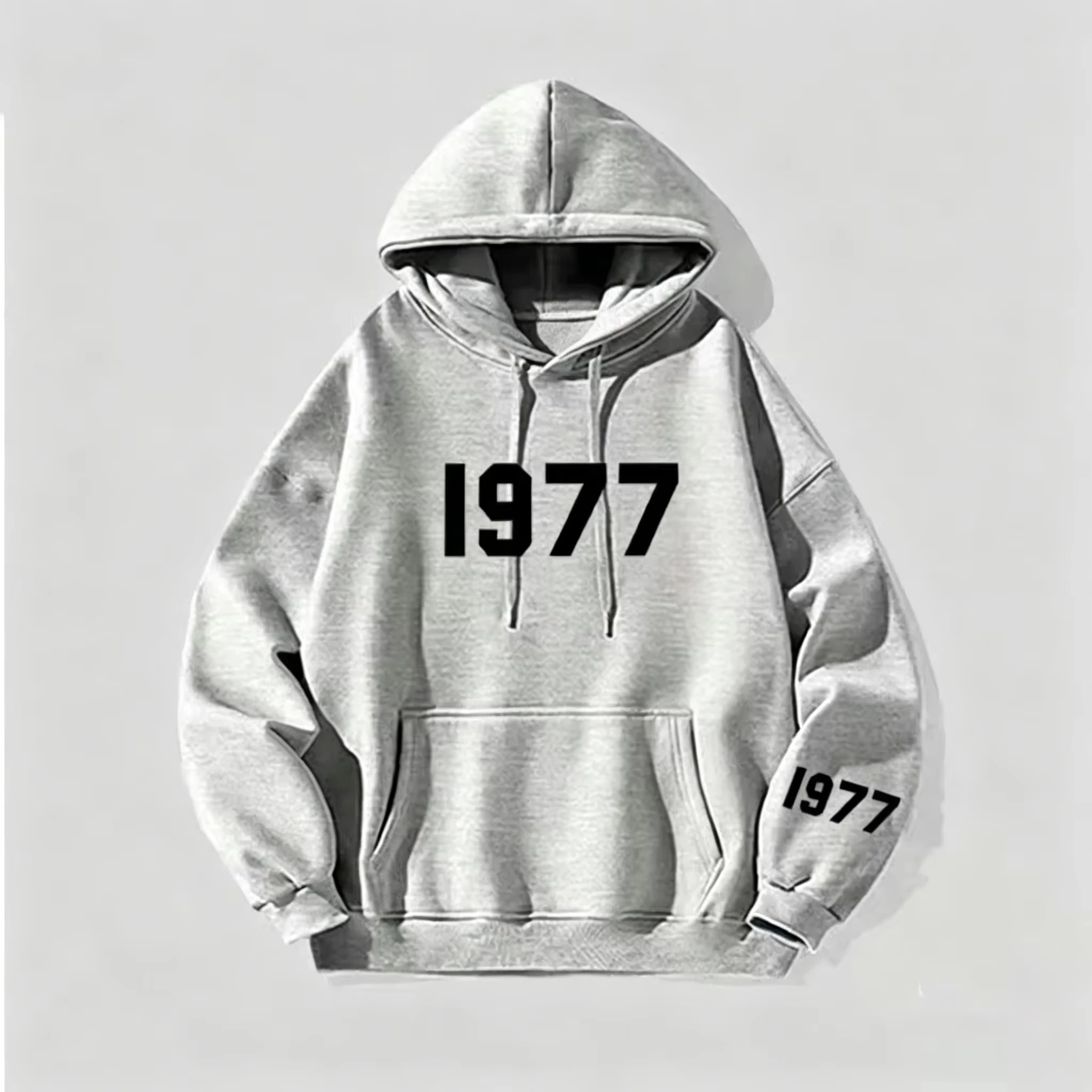 1977 New Fashion Men's and Women's Hoodies Hip Hop Street Brand High Quality Hot Selling Men's and Women's Sports Hoodies