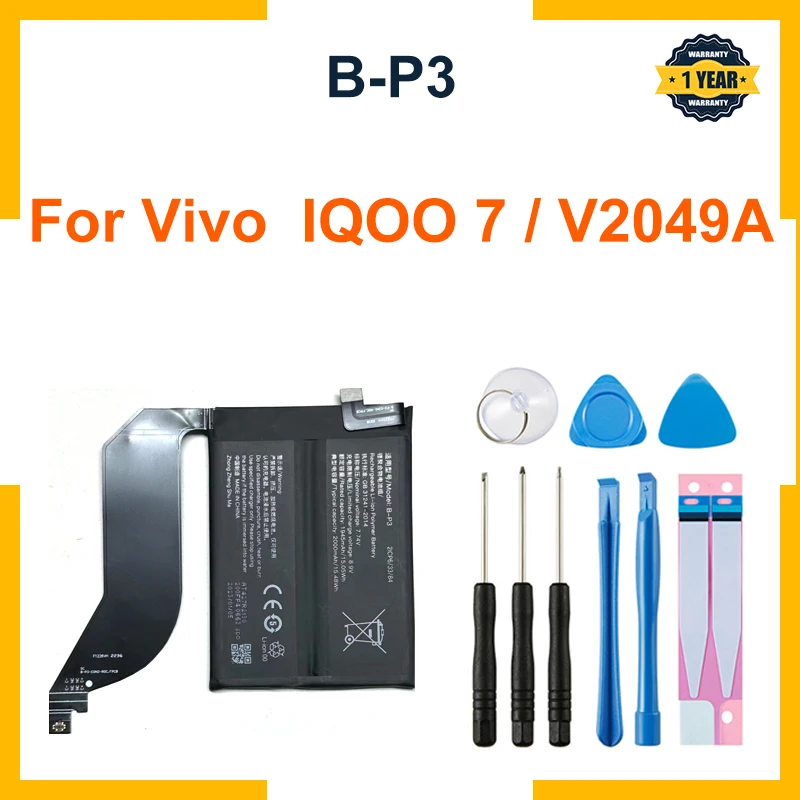 

B-P3 P3 Battery For Vivo IQOO7 IQOO 7 /V2049A I2009 Repair Part High capacity Capacity Mobile Phone Batteries Bateria