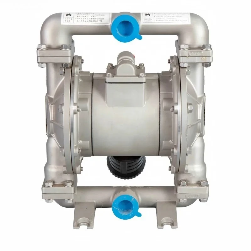 1 Inch Pneumatic Diaphragm Pump Full Stainless Steel Pump Body Deliver Corrosive Liquid Chemical Liquid Hydrochloric Acid